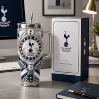 TOT - Heritage Crest in Navy and Silver Relief