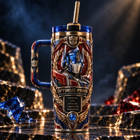 Freedom, Unity, Courage - Optimus Crest Tumbler