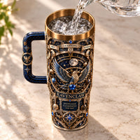 Knowledge Illuminates the Way - Blue and Bronze Astronomer's Tumbler