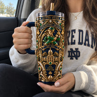 Gilded Guard - ND Fighting Irish Ornamental Tumbler