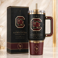 SC Heritage Crest - Garnet, Black and Gold Tumbler