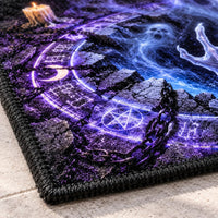 Summoning Circle - A Study in Violet Light and Rising Shadow