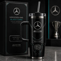Black Panel Precision - MB AMG Tumbler With Quiet Confidence