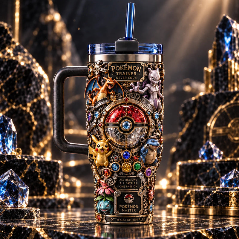 PK and the Jeweled Poke Ball - Gotta Catch 'Em All Tumbler