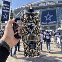 DAL Heritage Filigree - Navy and Silver Star Tumbler