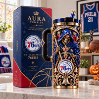 PHI Reaper - Midnight Blue and Gilded Tumbler Presence