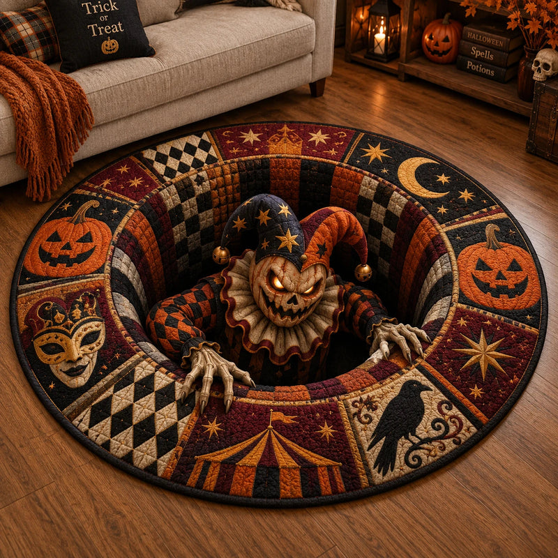 The Jester Rises - A Quilted Study in Halloween Atmosphere