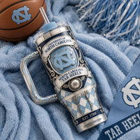 UNC Heritage Crest - Carolina Blue Ornamental Tumbler
