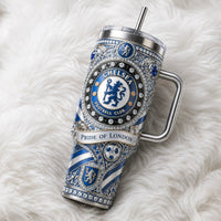CHE Pride of London - Ornate Crest Tumbler in Royal Blue